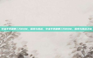 华米手表刷第三方ROM，探索与挑战，华米手表刷第三方ROM，探索与挑战之旅