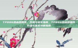 TP886路由器固件，升级与优化指南，TP886路由器固件升级与优化详解指南